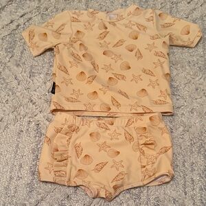 Tiny Tribe Seashell Print 2pc Swimsuit - 12-18 Months